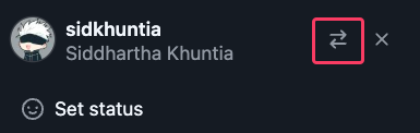 Github Switch Account